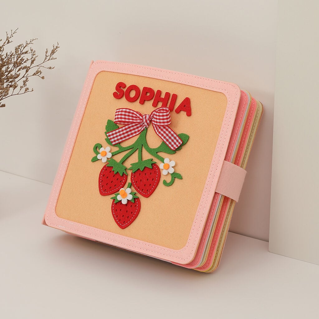 Berry Blossom personalized quiet book